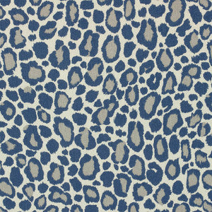 Anna French Fabric African Leopard Navy AF72981