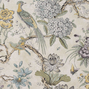Anna French Fabric Villeneuve Yellow and Grey AF72991