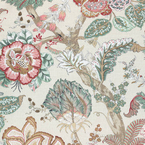 Anna French Fabric Kalamkari Red and Gold AF78741