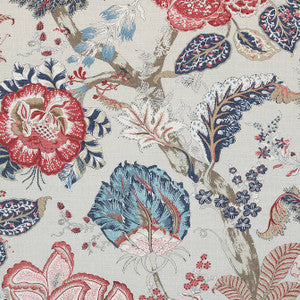 Anna French Fabric Kalamkari Blue and Red AF78742