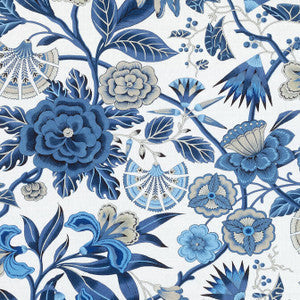 Anna French Fabric Cleo Blue and White AF9621