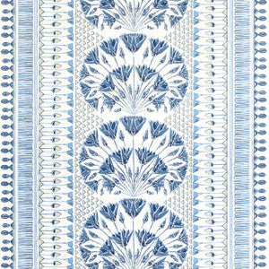 Anna French Fabric Cairo Blue and White AF9624