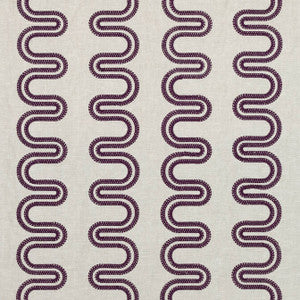 Anna French Fabric Herriot Way Embroidery Plum and Flax AF9638