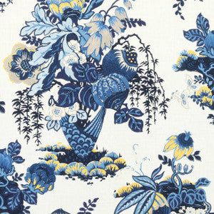Anna French Fabric Fairbanks Blue and White AF9646