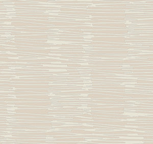 York Wallcoverings Wallpaper Water Reed Thatch Clay & Silver