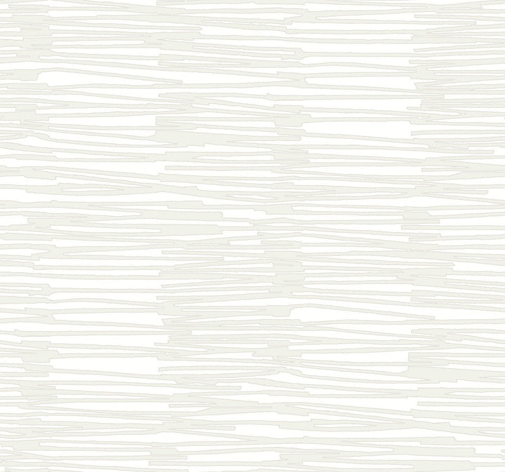 Water Reed Thatch Ivory & Glint Wallpaper by York Wallcoverings Designer Artistic Abstracts Covers about 60.8 square feet 27-in by 27-ft long roll Unpasted 25.25 - Swanky Fabrics -