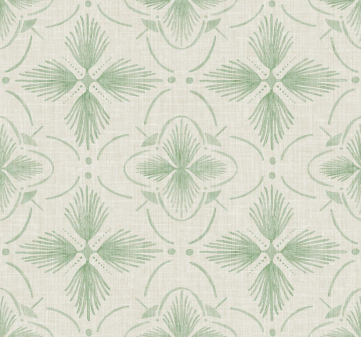 Sari Matcha AG60404 by Seabrook Designs Designer Wallpaper