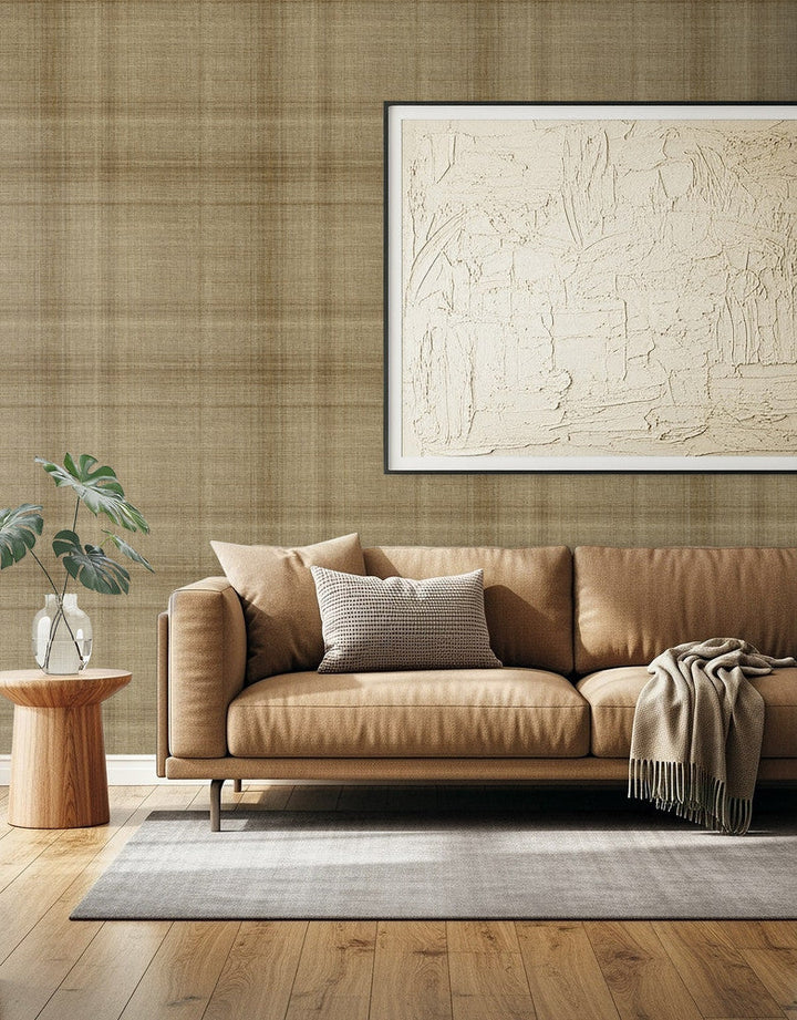 Oasis Caramel AG60505 by Seabrook Designs Designer Wallpaper