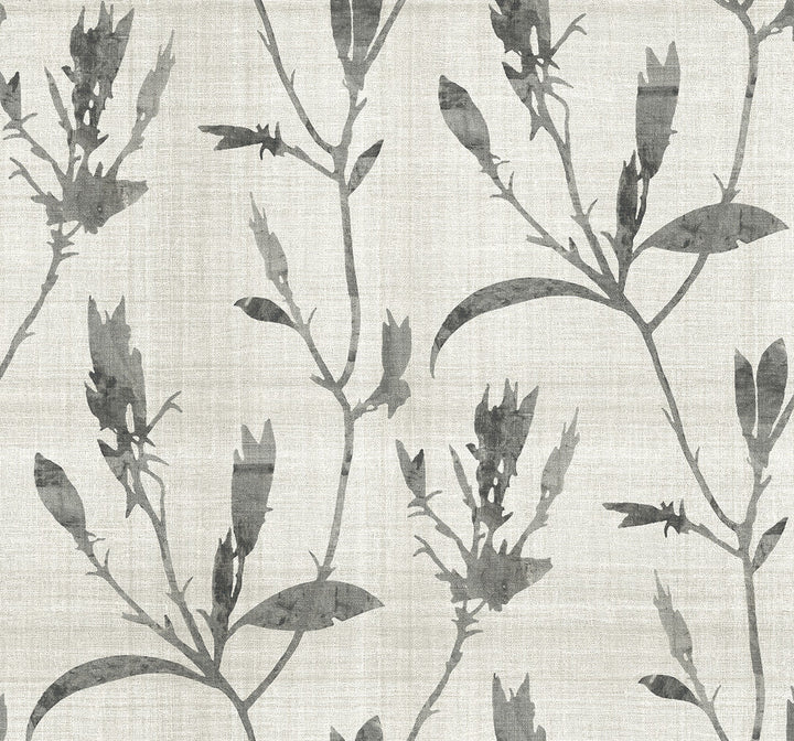 Banyu Charcoal AG60600 by Seabrook Designs Designer Wallpaper