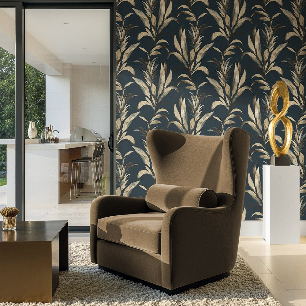 Padma Stormy Sky AG60702 by Seabrook Designs Designer Wallpaper