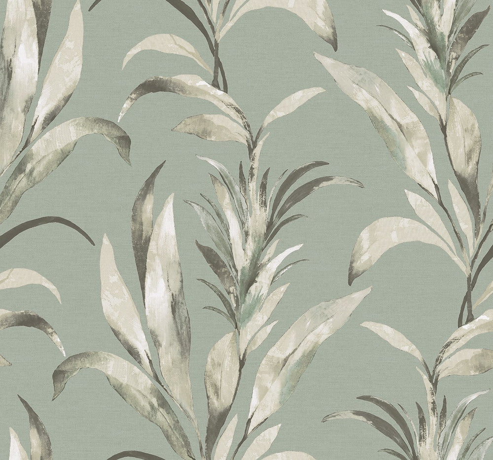 Padma Green Mist AG60704 by Seabrook Designs Designer Wallpaper