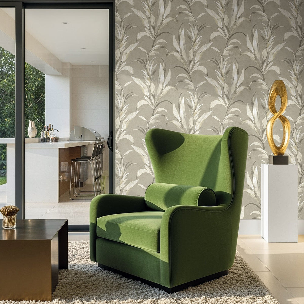 Padma Neutral AG60705 by Seabrook Designs Designer Wallpaper