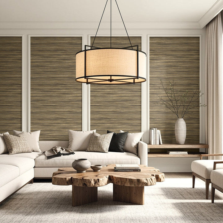 Gita Chocolate AG60806 by Seabrook Designs Designer Wallpaper
