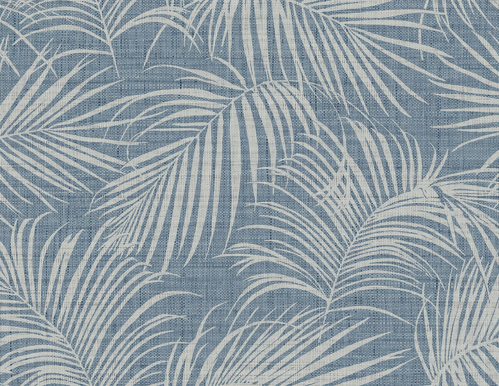 Jiva Nile Blue AG60902 by Seabrook Designs Designer Wallpaper