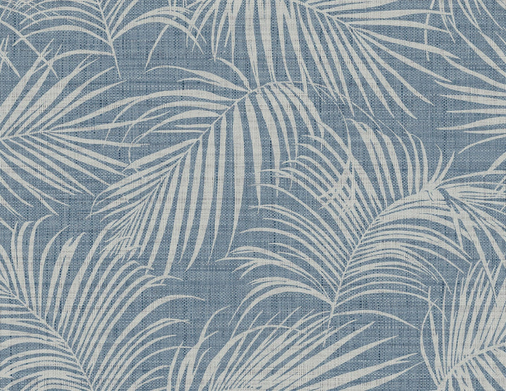 Jiva Nile Blue AG60902 by Seabrook Designs Designer Wallpaper