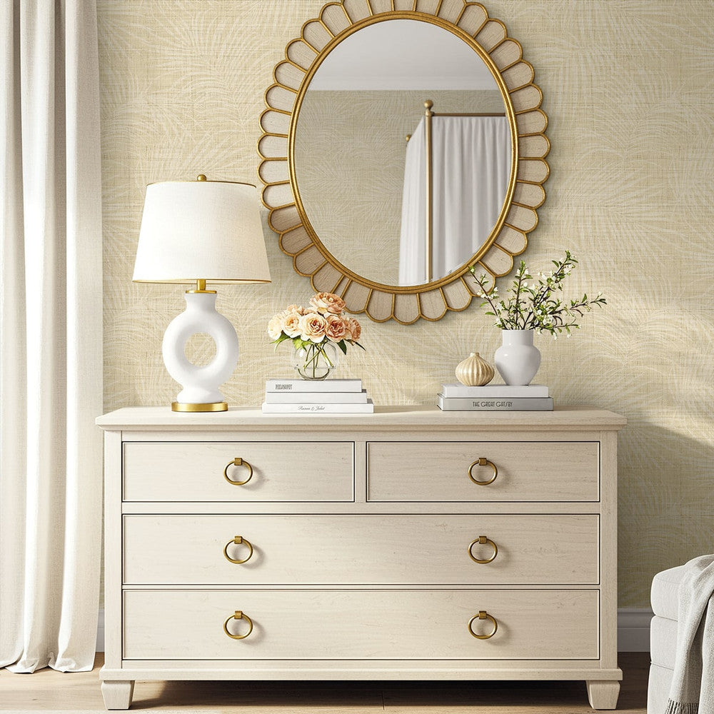 Jiva Wheat AG60905 by Seabrook Designs Designer Wallpaper