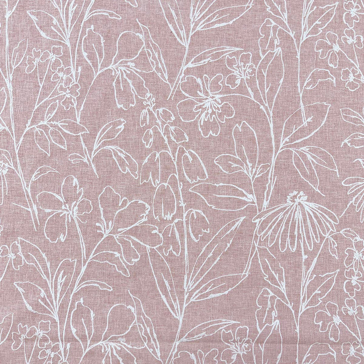 Agnes Rose by Magnolia Designer Fabric - 52% Poly, 48% Cotton, Emb: 100% Cotton India 3000 Horizontal: 25.5 and Vertical: 18.75 51 - Swanky Fabrics -