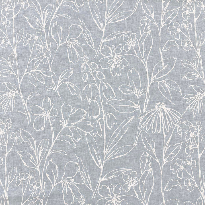 Agnes Sky by Magnolia Designer Fabric - 52% Poly, 48% Cotton, Emb: 100% Cotton India 3000 Horizontal: 25.5 and Vertical: 18.75 51 - Swanky Fabrics -