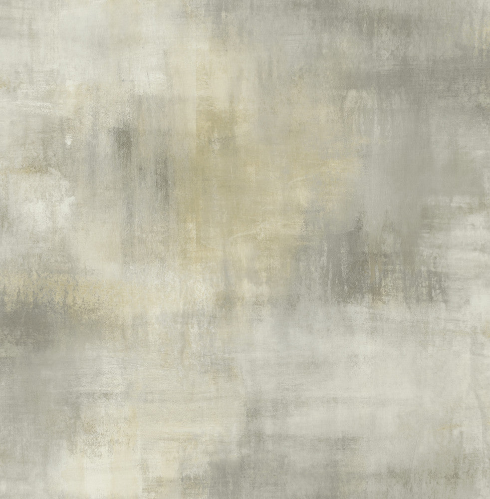 Pastel Wash Metallic Gold, Taupe, & Greige AH40100 by Pelican Prints Designer Wallpaper