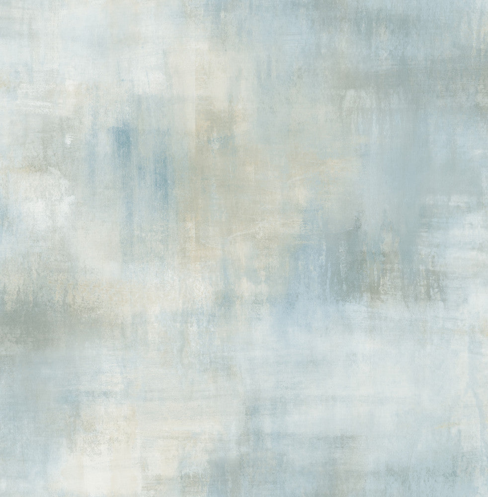 Pastel Wash Metallic Ice Blue & Gray AH40102 by Pelican Prints Designer Wallpaper