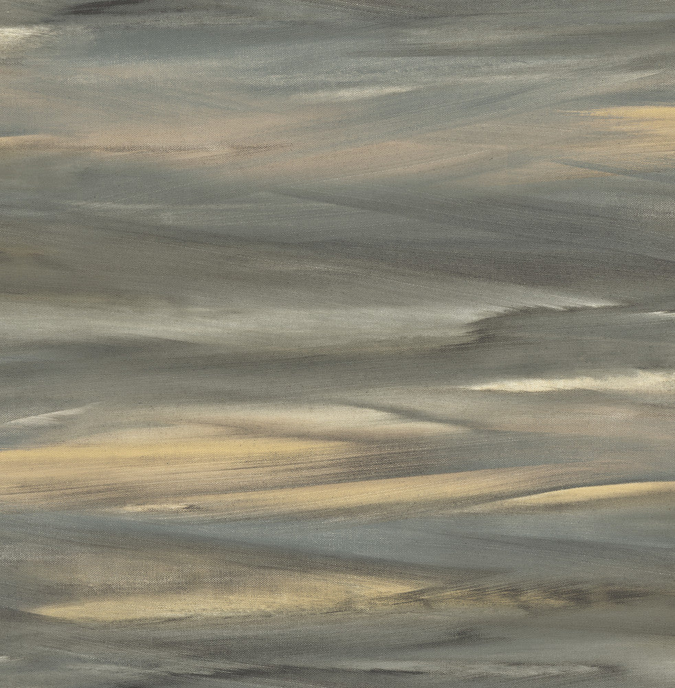 Rainbrow Brush Gold, Greige, & Tan AH40200 by Pelican Prints Designer Wallpaper