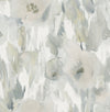 Pelican Prints Wallpaper Watercolor Floral Metallic Champagne, Gray, & Off-White AH40408