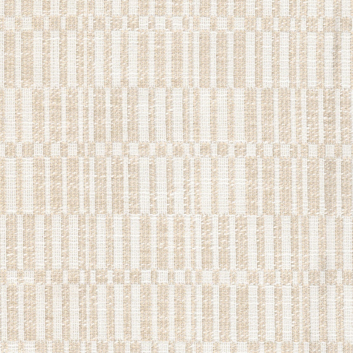 Akasha 3 Sand by Stout Designer Fabric LIVING IS EASY BONE/WHEAT 90%POL 10%COT INDIA Horizontal: 4.500 and Vertical: 5.250 54 in - Swanky Fabrics -