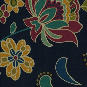 Akron Midnight by Norbar Designer Fabric See Sample 100% COTTON PAKISTAN CALIFORNIA BULLETIN 117, UFAC 1 </p><p>Repeat: Horizontal: 25 1/4" and Vertical: - 54 - Swanky Fabrics -