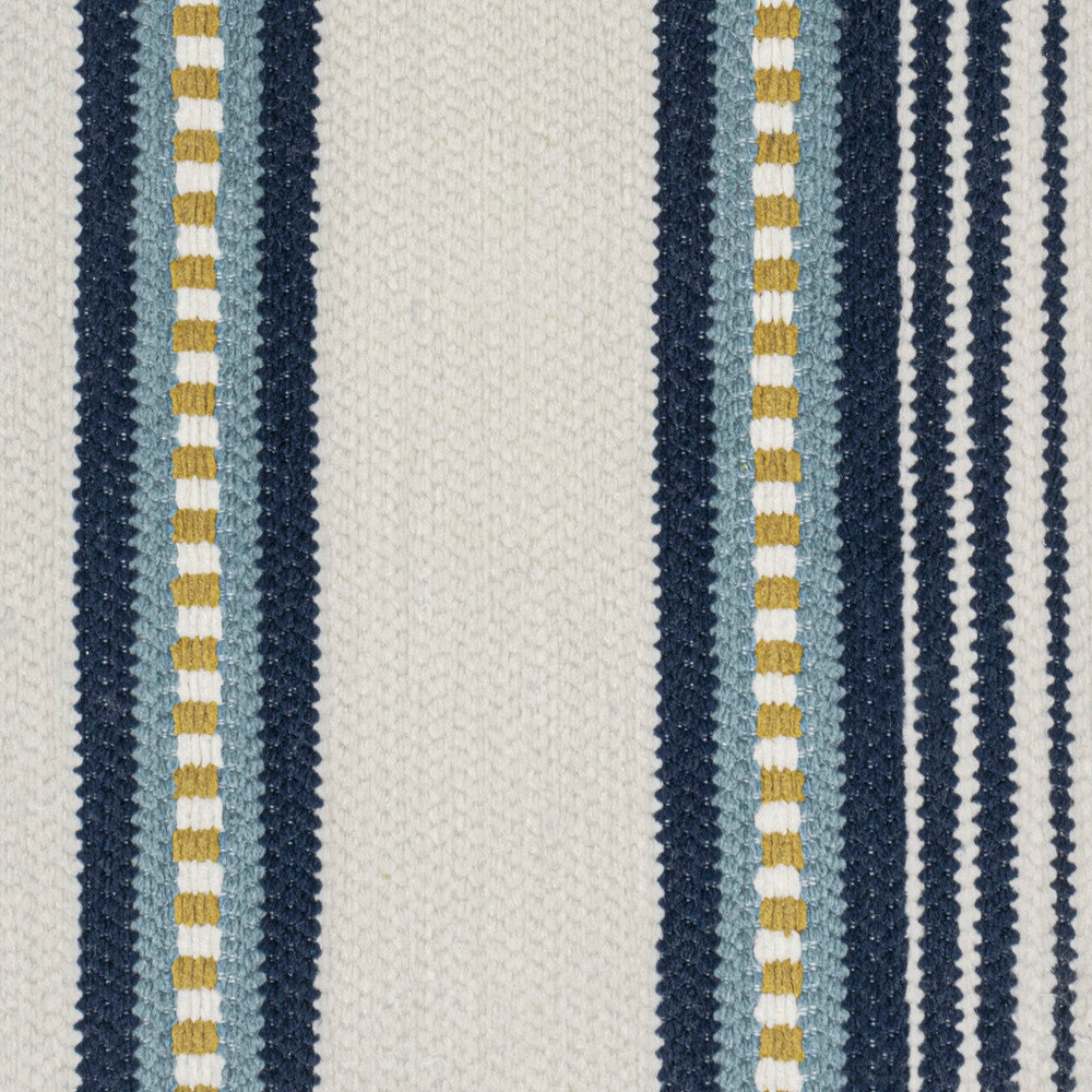 Alea 1 Delft by Stout Designer Fabric ALL THINGS VERSATILE 100%UV USA FLAME RETARDANT-N.F.P.A. 701 SMALL SCALE Horizontal: 0.344 and Vertical: 11.125 56 in - Swanky Fabrics -