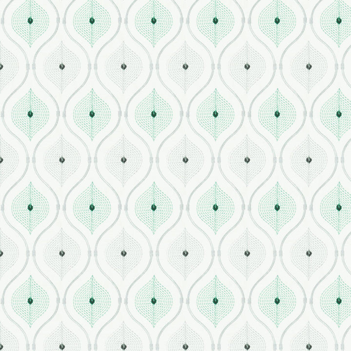Alexandra 2 Mineral by Stout Designer Fabric RAINBOW LIBRARY MINERAL/SEAMIST 100%COT %REMB INDIA Horizontal: 9.875 and Vertical: 7.5 51 in - Swanky Fabrics -