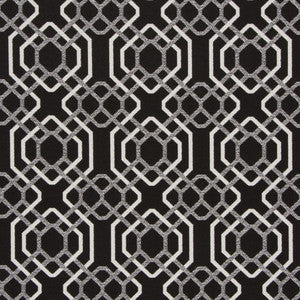 Bella-Dura Fabric Alexandria Black-White
