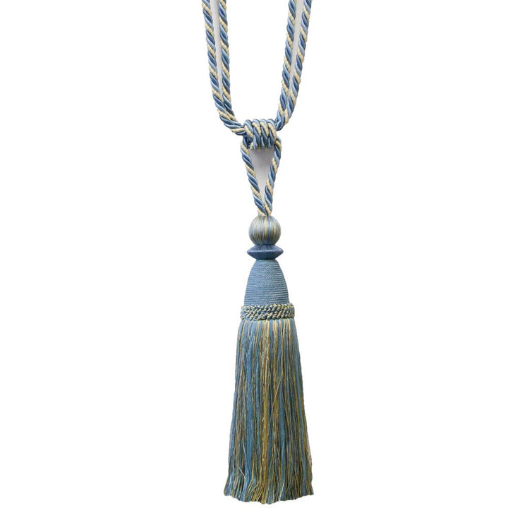 Alhambra 13 Cornflower by Stout Designer Trim ART OF DESIGN TRIM-2 TASSEL FRINGE 85%SVI 15%COT CHINA </p><p>Repeat: 0 12 in - Swanky Fabrics -