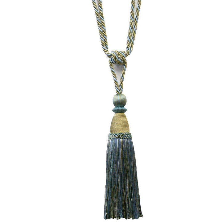 Alhambra 23 Marine by Stout Designer Trim ART OF DESIGN TRIM-2 TASSEL FRINGE 85%SVI 15%COT CHINA Horizontal: 0 and Vertical: 0 12 in - Swanky Fabrics -