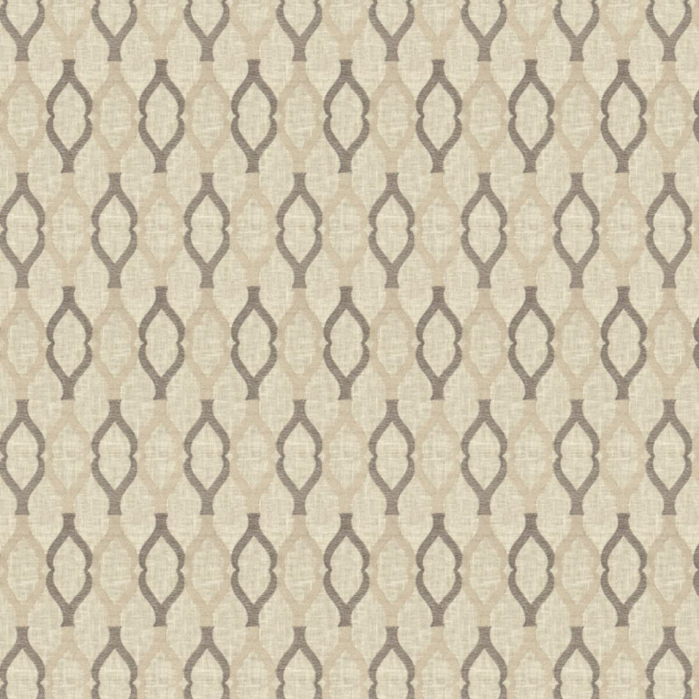 Alias 1 Granite by Stout Designer Fabric Comfortable Living Smoke/Pewter 81% Polyester 19% Cotton Viscose Embroidery INDIA Horizontal: 3.875 and Vertical: 9.5 51 in - Swanky Fabrics -