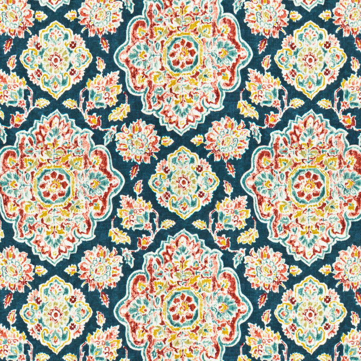 Aliyana 3 Ocean by Stout Designer Fabric RAINBOW LIBRARY CHAMBRAY/SHORELINE 70%SVI 30%LIN SPAIN Horizontal: 27.000 and Vertical: 27.000 54 in - Swanky Fabrics -