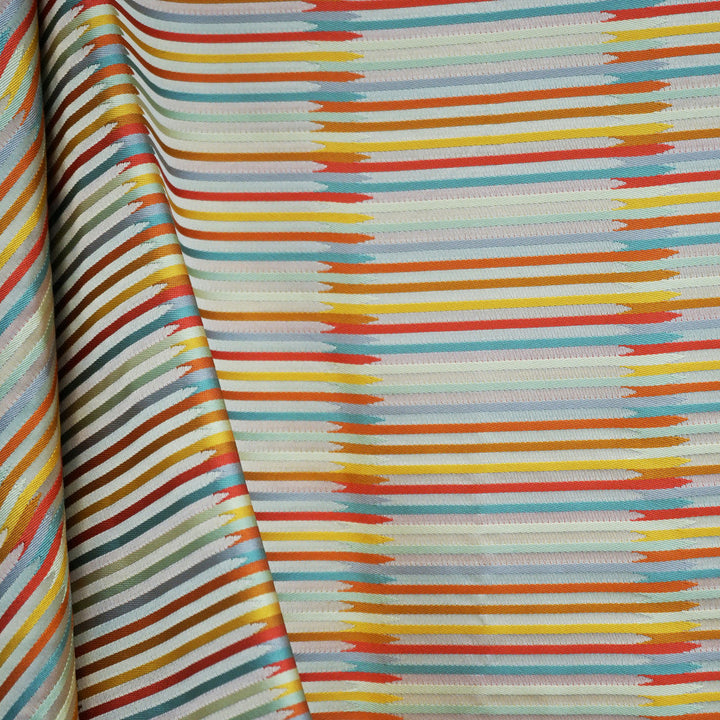 Aloha 25Sj101 by JF Designer Fabric JF Studio 100% Silk China 9000 Horizontal: 9.5 and Vertical: 2.5 57 - Swanky Fabrics -