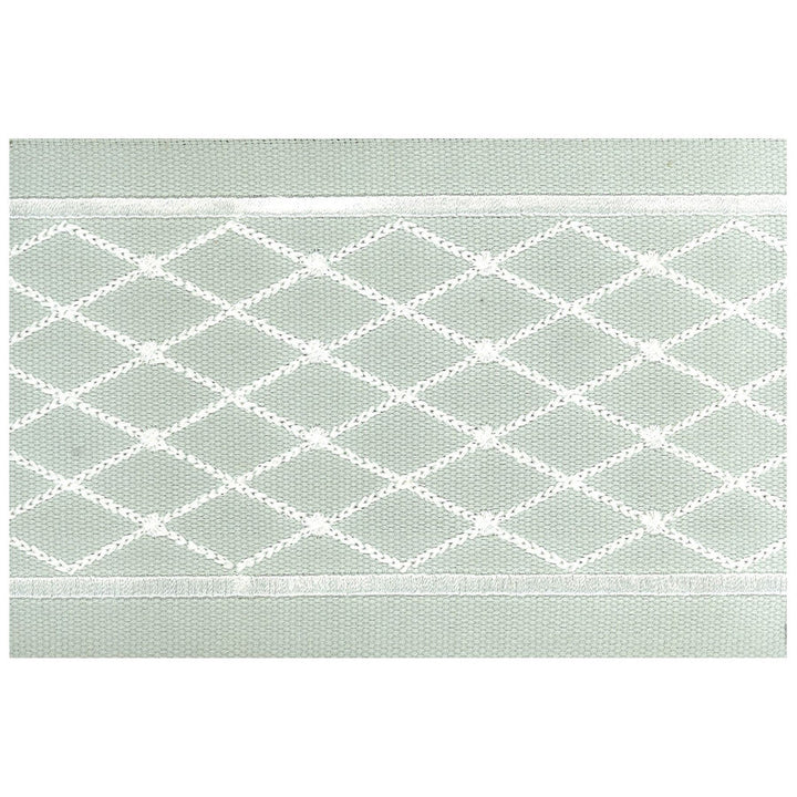 Aloof 1 Seamist by Stout Designer Trim ILLUMINATION TRIM 100%COT 100%SVT INDIA Horizontal: 1.250 and Vertical: 0.000 4 in - Swanky Fabrics -
