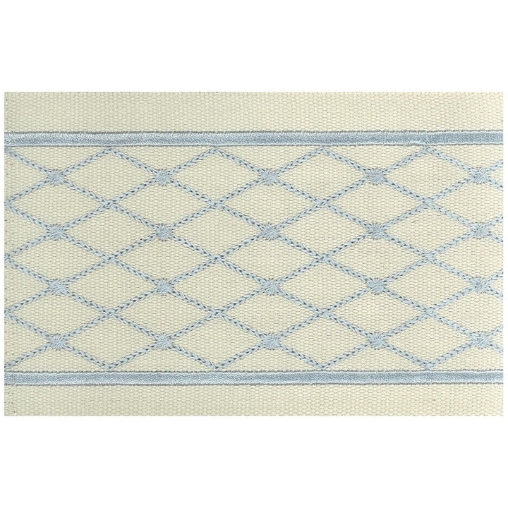 Aloof 2 Azure by Stout Designer Trim ILLUMINATION TRIM 100%COT 100%SVT INDIA </p><p>Repeat: 0 4 in - Swanky Fabrics -