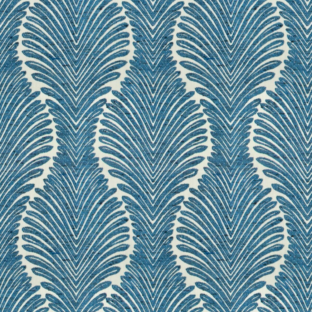 Alphabet 2 Navy by Stout Designer Fabric RAINBOW LIBRARY PORCELAIN/ROYAL 59%POL 41%COT INDIA MARTINDALE WEAR TEST (25 000 CIRCULAR RUBS) </p><p>Repeat: 17 54 in - Swanky Fabrics -