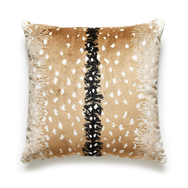 Antelope Pillow 22 X 22 - Fawn ALBOHEPILL0001 by Scalamandre Designer Pillow