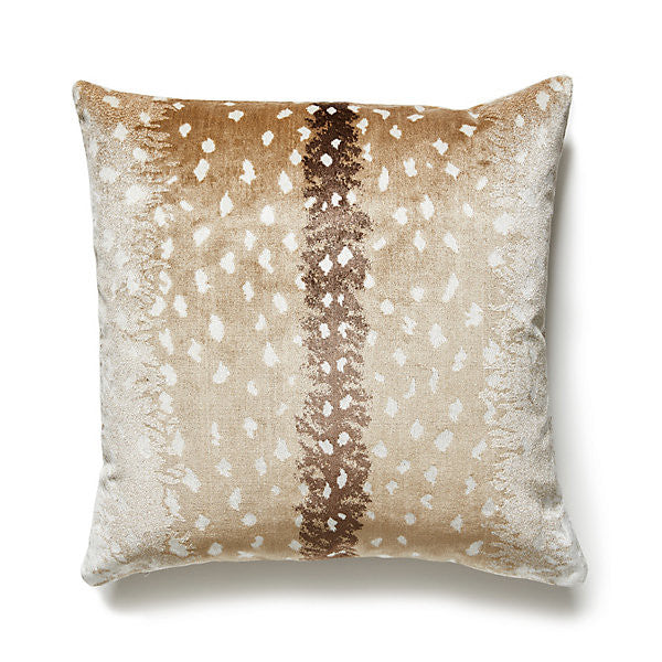 Antelope Pillow 22 X 22 - Sahara ALBOHEPILL0003 by Scalamandre Designer Pillow