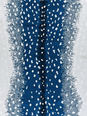 Antelope Midnight ALBOHE0004 by Old World Weavers Designer Fabric ANTELOPE 76% VISCOSE 24% ACRYLIC BELGIUM MEDIUM DUTY Horizontal: 37.5" and Vertical: 27" 55 - Swanky Fabrics -