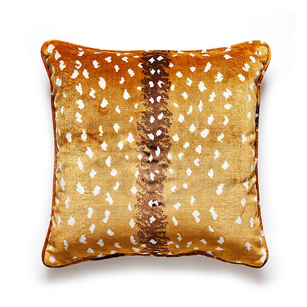 Antelope Pillow 22 X 22 - Tawny ALBOHEPILL0002 by Scalamandre Designer Pillow