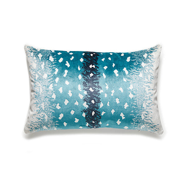 Antelope Pillow 14 X 22 - Peacock ALLBOHEPILL0005 by Scalamandre Designer Pillow