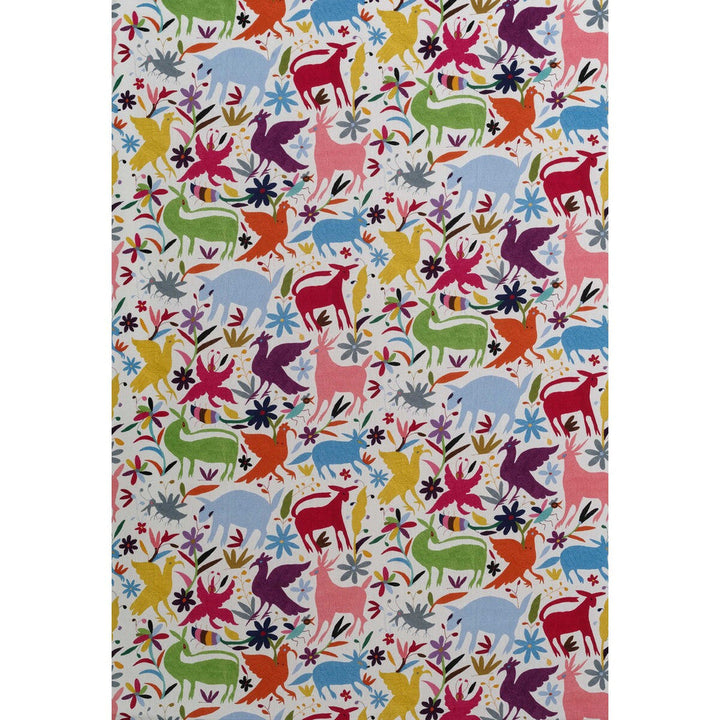 Tiki Tiki Carnival by Kravet Couture Designer Fabric ANDREW MARTIN HACIENDA COTTON - 90%;LINEN - 10% United Kingdom HEAVY Horizontal: 27 and Vertical: 25 54 - Swanky Fabrics -