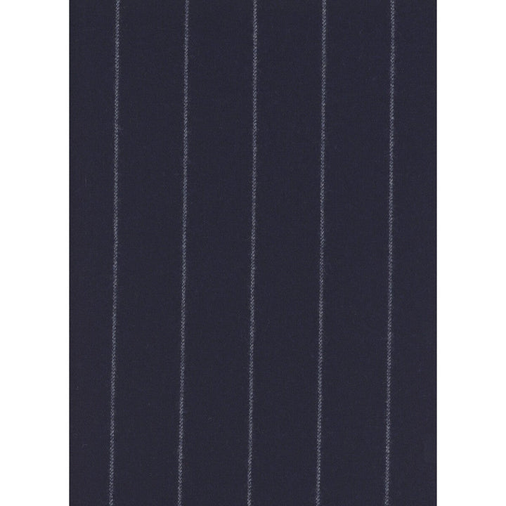 Cambridge Navy by Kravet Couture Designer Fabric ANDREW MARTIN WINDSOR WOOL - 80%;POLYAMIDE - 20% Italy HEAVY Horizontal: 1.75 and Vertical: - 55 - Swanky Fabrics -