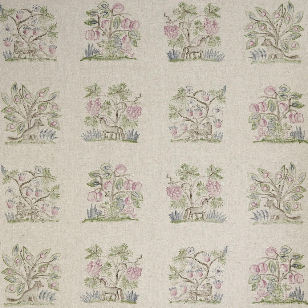 Hedgerow Cerise by Kravet Couture Designer Fabric ANDREW MARTIN KIT KEMP VISCOSE - 80%;LINEN - 20% United Kingdom HEAVY Horizontal: 54 and Vertical: 27 54.25 - Swanky Fabrics -