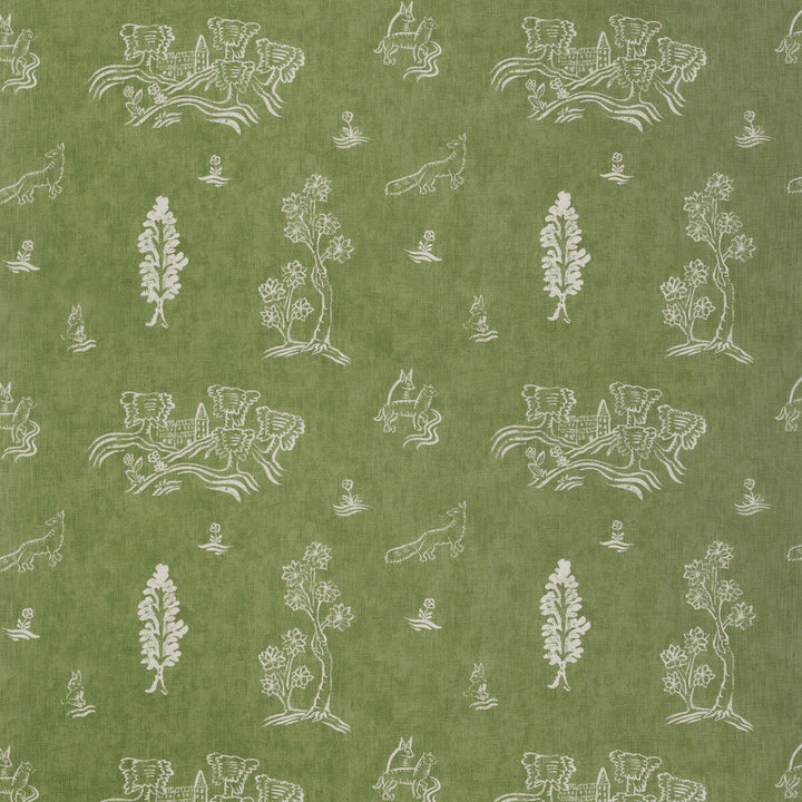 Friendly Folk Basil Green by Kravet Couture Designer Fabric ANDREW MARTIN KIT KEMP VISCOSE - 82%;LINEN - 18% United Kingdom HEAVY Horizontal: 10.5 and Vertical: 10 54.5 - Swanky Fabrics -