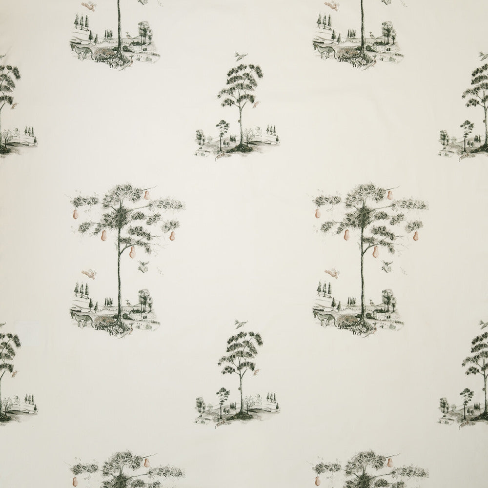 Travellers Tale Cool Charcoal by Kravet Couture Designer Fabric ANDREW MARTIN KIT KEMP COTTON - 100% United Kingdom HEAVY Horizontal: 10.5 and Vertical: 11.5 54.5 - Swanky Fabrics -