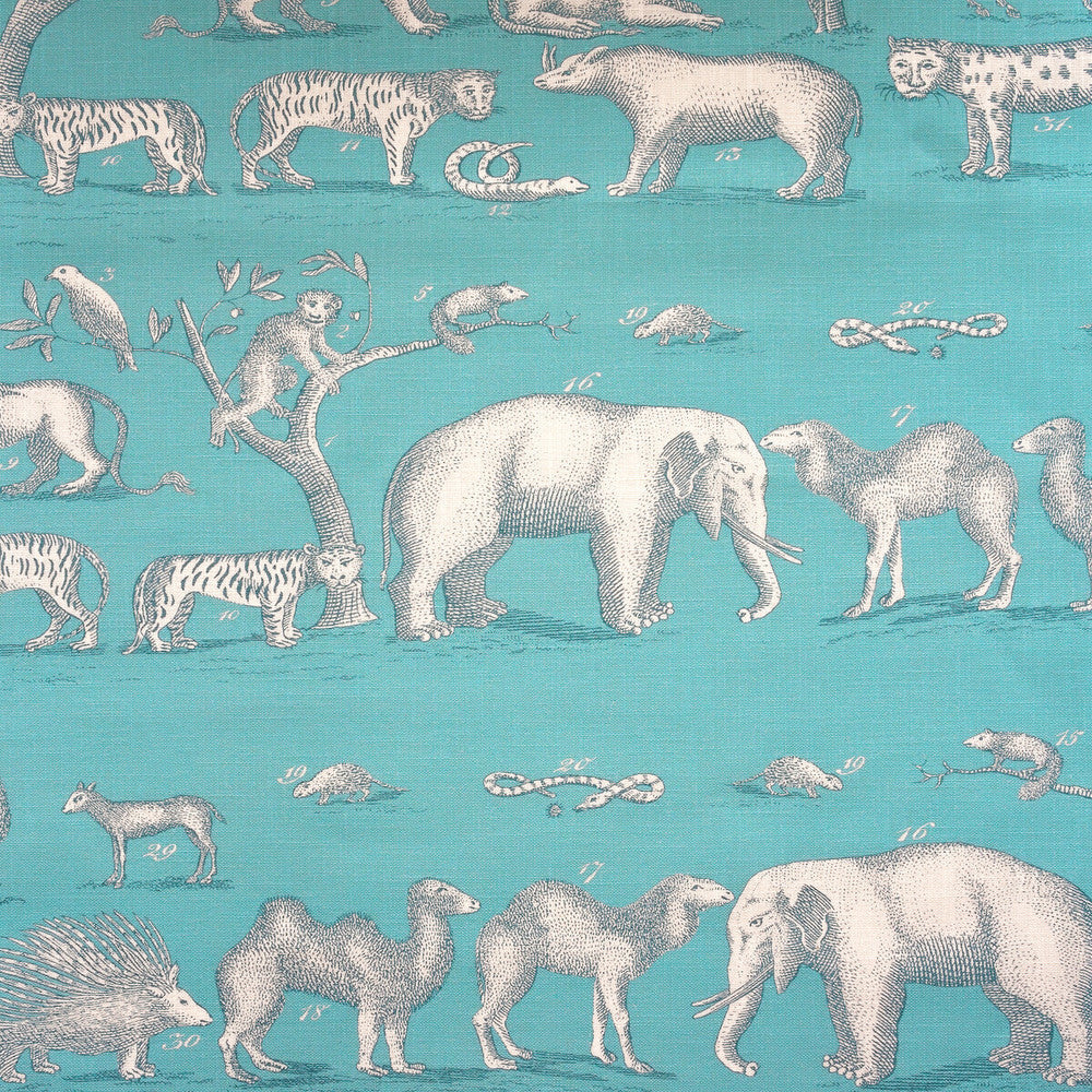 Kingdom Outdoor Lagoon by Kravet Couture Designer Fabric ANDREW MARTIN THE GREAT OUTDOORS POLYESTER - 100% United Kingdom HEAVY Horizontal: 53.94 and Vertical: 35.98 53.94 - Swanky Fabrics -